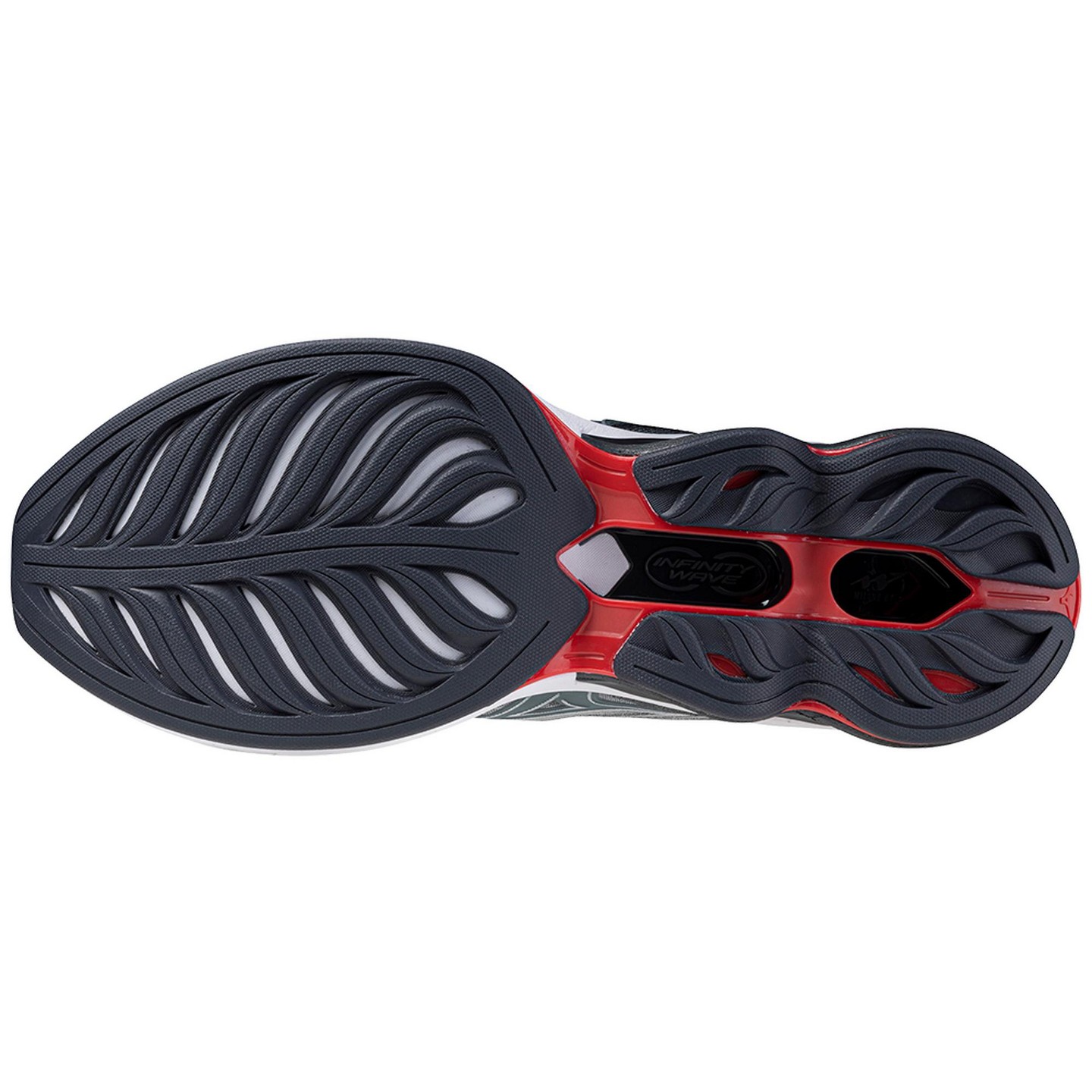 Мужские кроссовки Mizuno Men's Wave Creation 25 SSW Running Shoe, 11 1/2, Marina-Navy Peony, цвет: Серый — фото 2