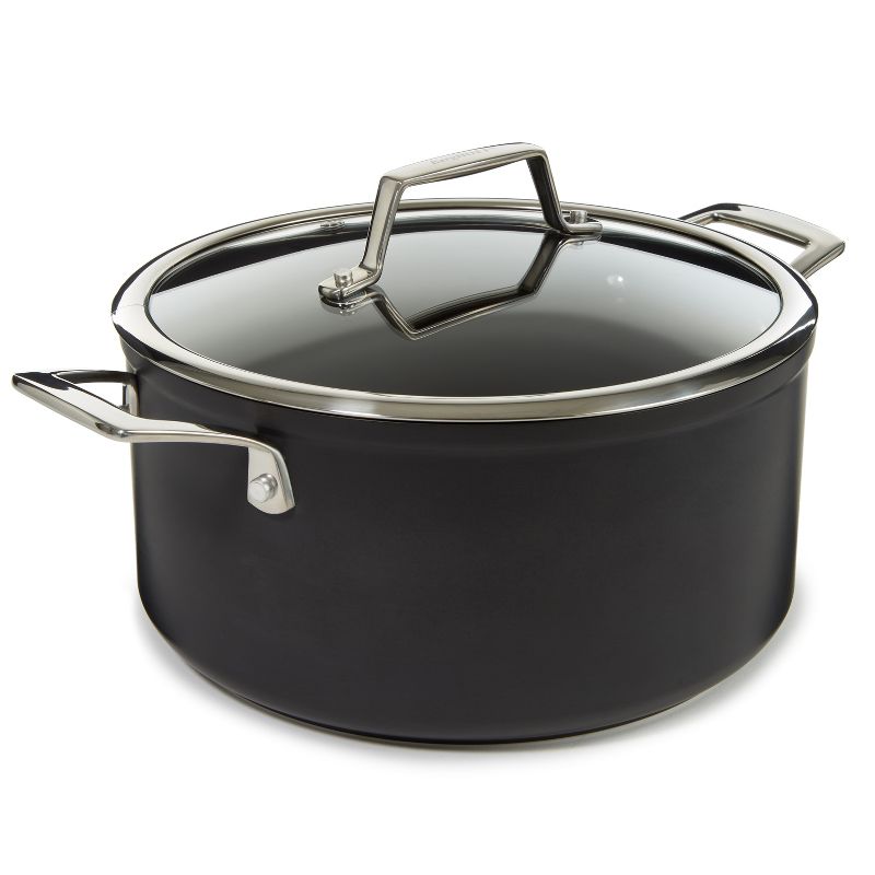BergHOFF Essentials Non-stick Hard Anodized Covered Stockpot, Black, 2 of 8