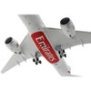 Airbus A350-900 Commercial Aircraft White with Striped Tail "Gemini 200" Series 1/200 Diecast Model Airplane by GeminiJets - 3 of 4