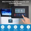 Commercial Ice Maker Machine, 200lbs/24H, 55lbs Ice Storage, 126 Ice Cubes in 8-15min, Adjustable Ice Thicknesses, Automatic Cleaning Function - 3 of 4