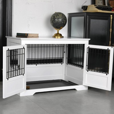 merry products triple door dog crate