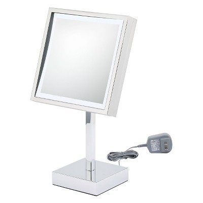 square light up makeup mirror