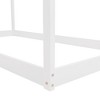 CAVINAS Twin Size Floor Bed Modern House Shaped Wooden Bed Frame with Sloping Roof for Bedroom - 3 of 4