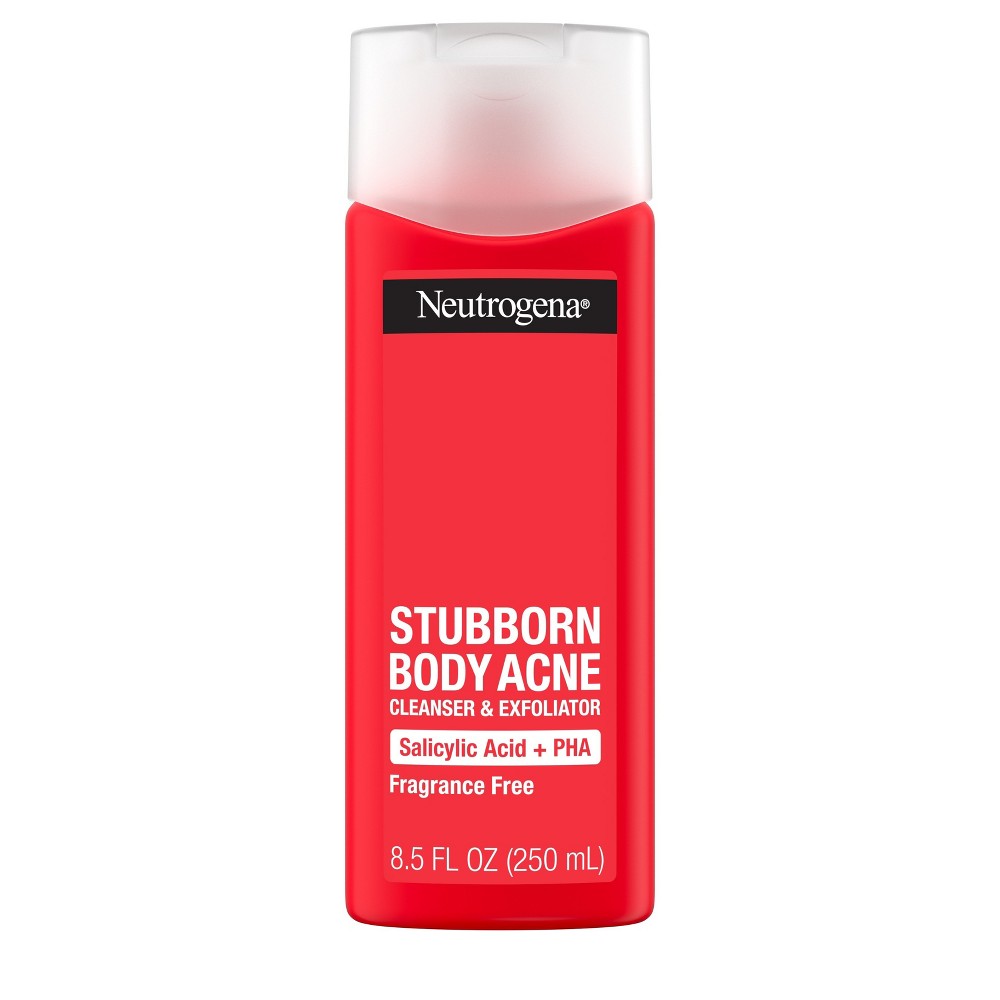 Photos - Cream / Lotion Neutrogena Stubborn Body Acne Cleanser & Exfoliator with Salicylic Acid fo 