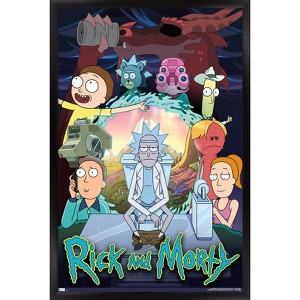 Trends International Rick And Morty - Season 4 Group Framed Wall Poster Prints - 1 of 4