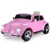 Aosom Licensed Volkswagen Beetle Electric Kids Ride-On Car 6V Battery Powered Toy with Remote Control Music Horn Lights MP3 for 3-6 Years - 4 of 4