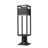 Z-Lite Barwick 1 - Light Lantern in  Black - 4 of 4
