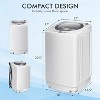 Full-Automatic Laundry Wash Machine Washer/Spinner W/Drain Pump - image 3 of 4