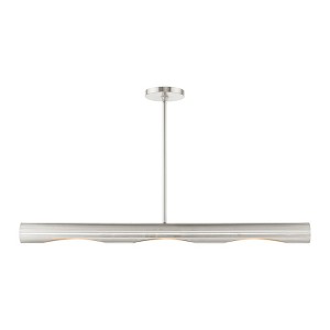 Livex Lighting Novato 3 - Light Chandelier in  Brushed Nickel - 1 of 2