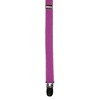 CTM Women's Elastic Clip-End 1/2 Inch Skinny Urban Suspenders - 3 of 4