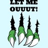 Men's Design By Humans Let the monster out halloween By ArtStyleAlice T-Shirt - 2 of 3