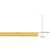 EVERLY JEWELRY | Yellow Plated Sterling Silver 4.5mm Herringbone Chain Necklace, 24 inc - 2 of 4
