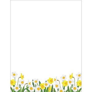 Great Papers Daffodil Meadow Delight Everyday Letterhead Multicolored 50 Sheets/Pack (2025005) - 1 of 4
