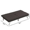 Convertible Sofa Bed, Folding Couch Sofa Bed, with Stainless Leg, for Apartments Living Room - 4 of 4