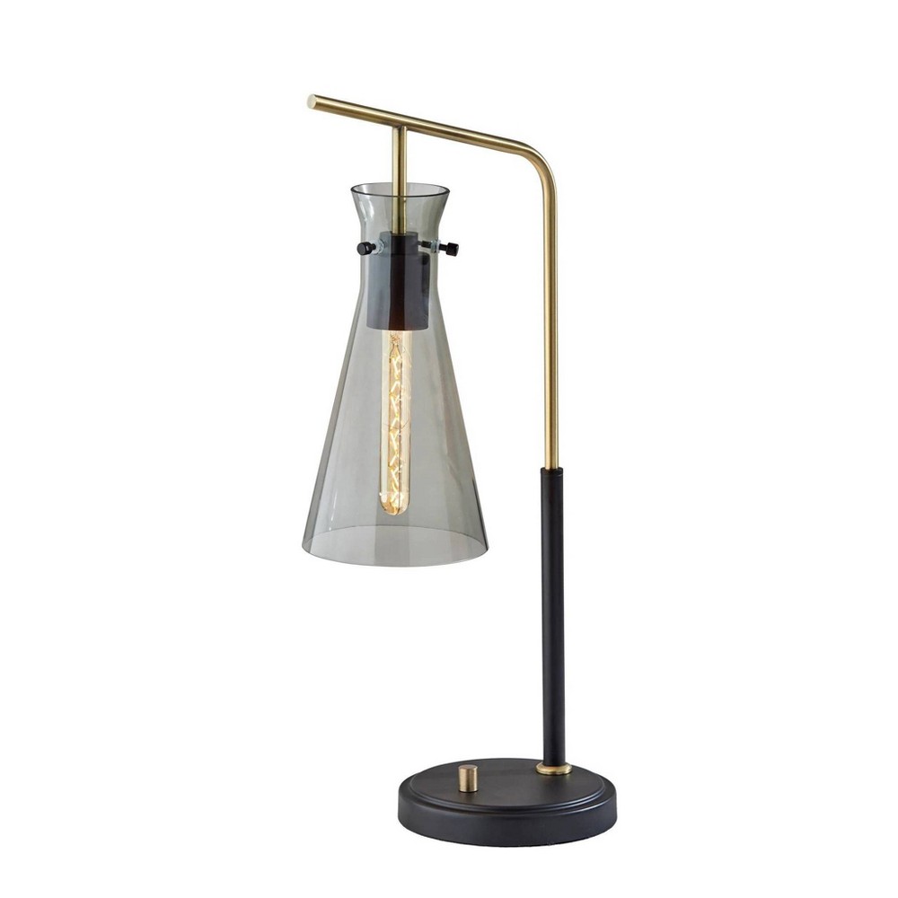 Photos - Floodlight / Street Light Adesso Walker Desk Lamp  Antique Brass (Includes Light Bulb)