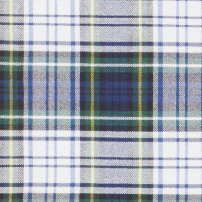 white navy plaid