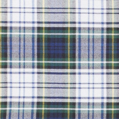 white navy plaid