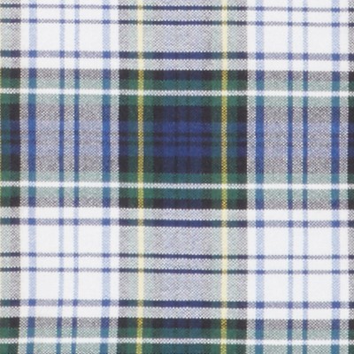 white navy plaid