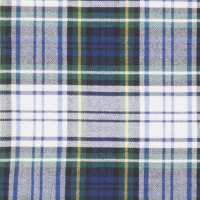 white navy plaid
