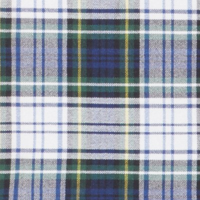 white navy plaid