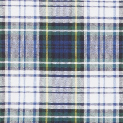 white navy plaid