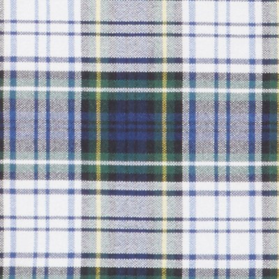 white navy plaid