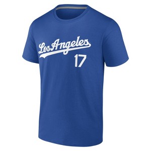 MLB Los Angeles Dodgers Men's Shohei Ohtani 17 T-Shirt : Target