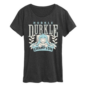 Women's - Instant Message - Hurkle Durkle Champion Short Sleeve Graphic T-Shirt - 1 of 4