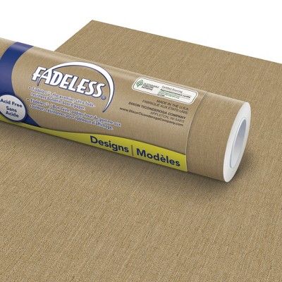 Fadeless Designs Paper Roll, Natural Burlap, 48 Inches x 50 Feet