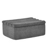 Racxily Ottoman for Modular Sofa – Durable Chenille Upholstery, Compact Versatile Add-On for Any Home Room (Ottoman for Modular Sofa) - 4 of 4