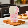 Unique Bargains Disposable Baking Cups Wood Pulp Paper PE Coating Blue Pink Purple 2.76"x2.17" 50 Pcs - 2 of 4