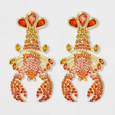Lobster earrings target hot sale