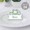 Big Dot of Happiness Sage Green Daisy Flowers - Floral Party Tent Buffet Card - Table Setting Name Place Cards - Set of 24 - 2 of 4