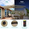 Sonkuki 10x6.5 ft LED Rectangular Patio Market Umbrella 3-Year-Non-Fading - 4 of 4