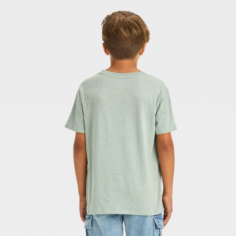 Boys' Short Sleeve 'Be Kind Be Free Be You' Graphic T-Shirt - Cat & Jack™ Olive Green, 4 of 5