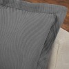 Waves Cotton Matelasse Decorative Bedspread and Pillow Sham Set by Blue Nile Mills - 4 of 4