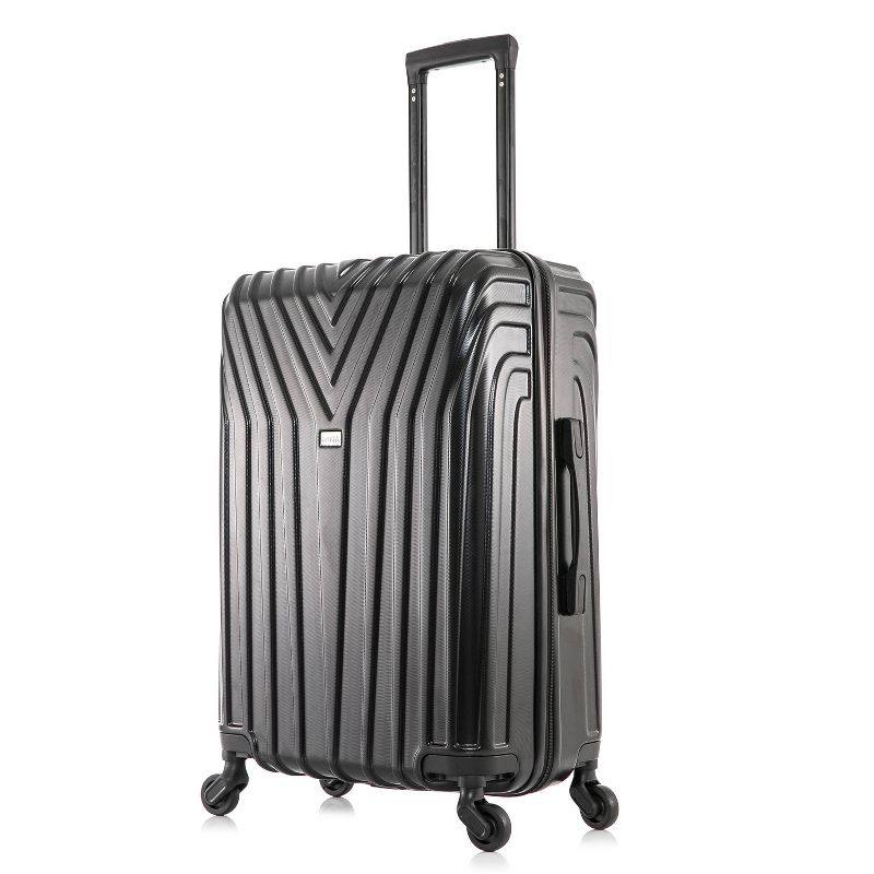 InUSA Vasty Lightweight Hardside Large Checked Spinner Suitcase, 1 of 10