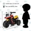 Costway 6V Ride-On Toy Motorcycle Trike 3-Wheel Electric Bicycle w/ Music&Horn - 3 of 4