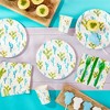 Juvale 144 Pieces Cactus Party Supplies with Desert Birthday Paper Plates, Napkins, Cups, and Cutlery (Serves 24) - 2 of 4