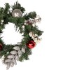 Northlight 16" Pre-Lit Decorated Green Pine Artificial Christmas Wreath, Warm White LED Lights - 4 of 4