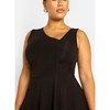 Rebdolls Women's Juliette Assymetrical Skater Midi Dress - 4 of 4