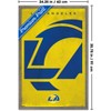 Trends International NFL Los Angeles Rams - Logo 25 Framed Wall Poster Prints - 3 of 4