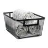 Metal Mesh Pantry Basket with Handles - 4 of 4