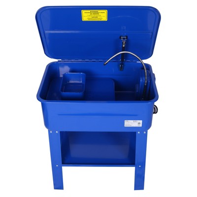 Car Parts Washer, 20 Gallon Capacity Tank Cabinet Portable Auto Parts Cleaner with 110V Electric Pump for Wheel Bearings