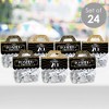Big Dot of Happiness Roaring 20's DIY 1920s Art Deco Jazz Party Clear Goodie Favor Bag Labels Candy Bags with Toppers Set of 24 - 2 of 4