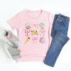 The Juniper Shop Coquette Watercolor School Chart Youth Short Sleeve Tee - 3 of 4