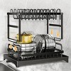 Racxily 2 Tier Dish Racks for Kitchen Counter, Dish Drying Rack with Dish Drainer, Durable Stainless Steel Dish Rack Drain Set with Utensil Holder - 4 of 4