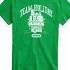 Men's - Peanuts - Snoopy Christmas Lights Dog House Team Holiday Spirit Short Sleeve Graphic T-Shirt - 2 of 4