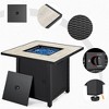 Yaheetech Gas Fire Pit Table Square with Ceramic Tabletop Outdoor - 3 of 4