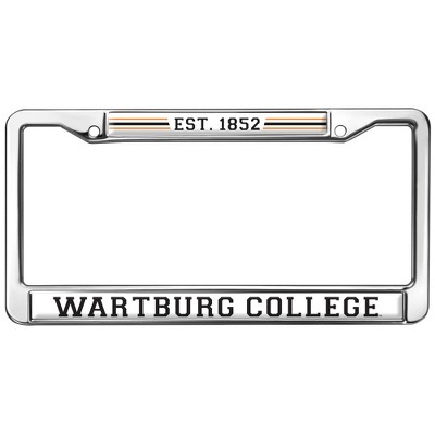 Wartburg College Full Size Standard License Plate Metal Frame